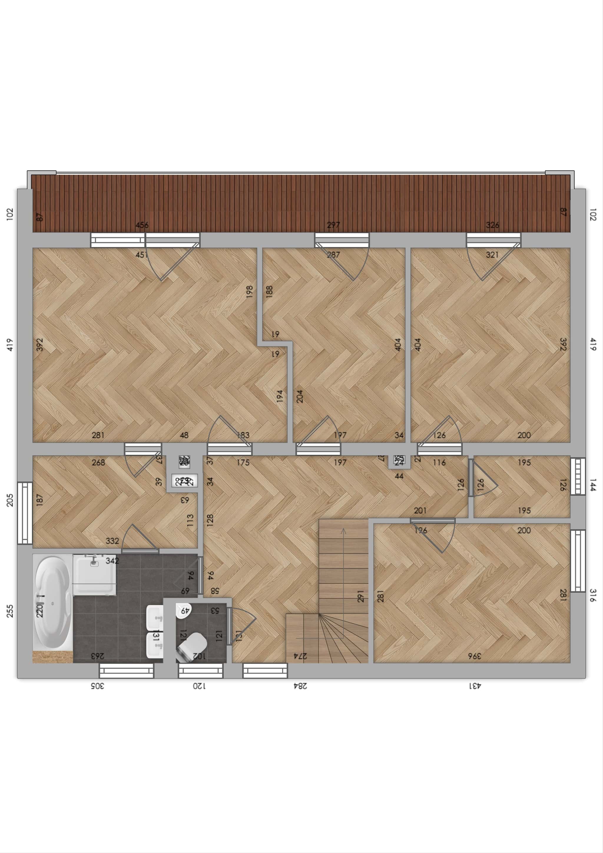 Grundriss 2 – Einfamilienhaus mit traumhaftem Garten und Entwicklungspotenzial