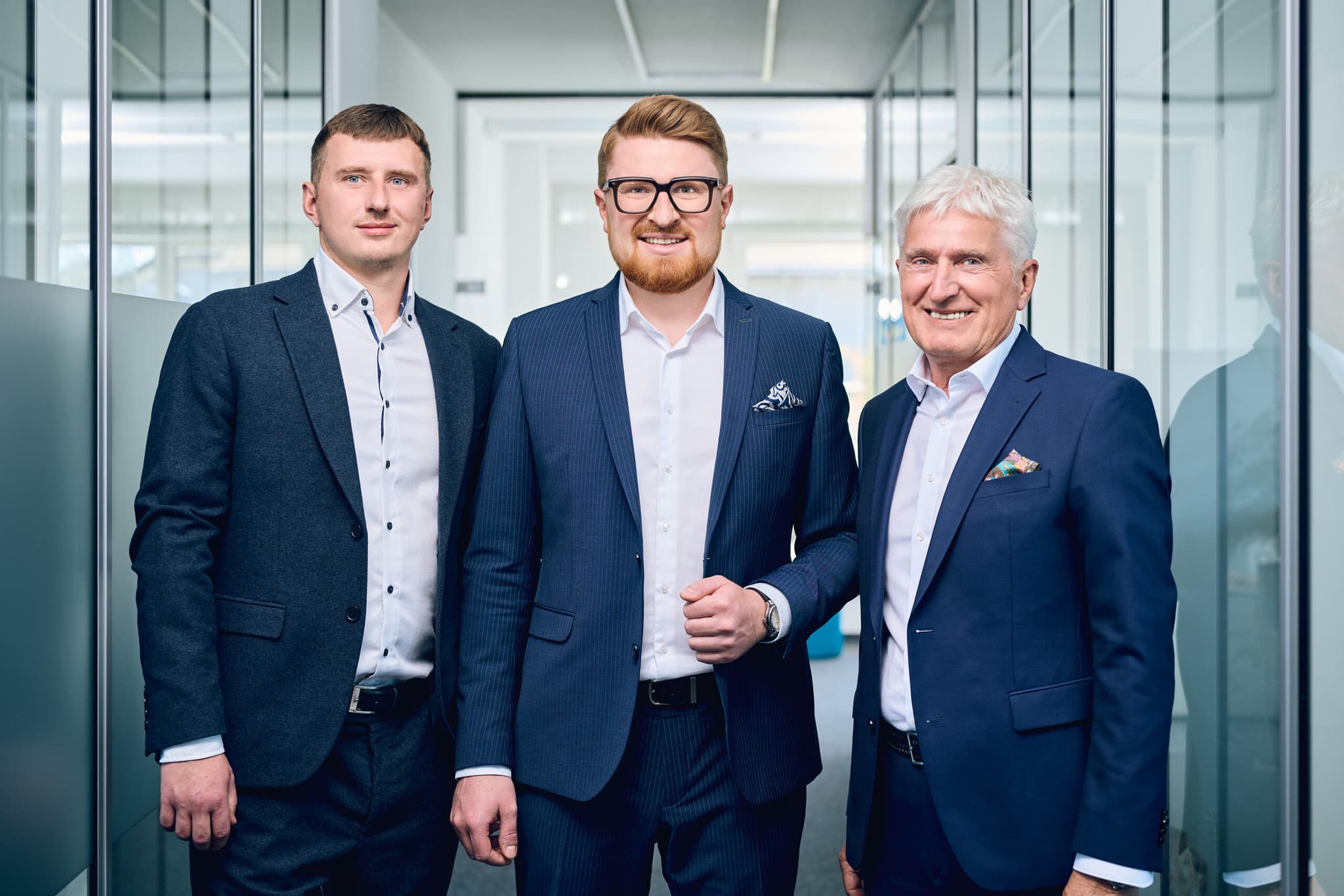Florian Röger, Benno Roggenhofer und Bernhard Roggenhofer von Roggenhofer Consult