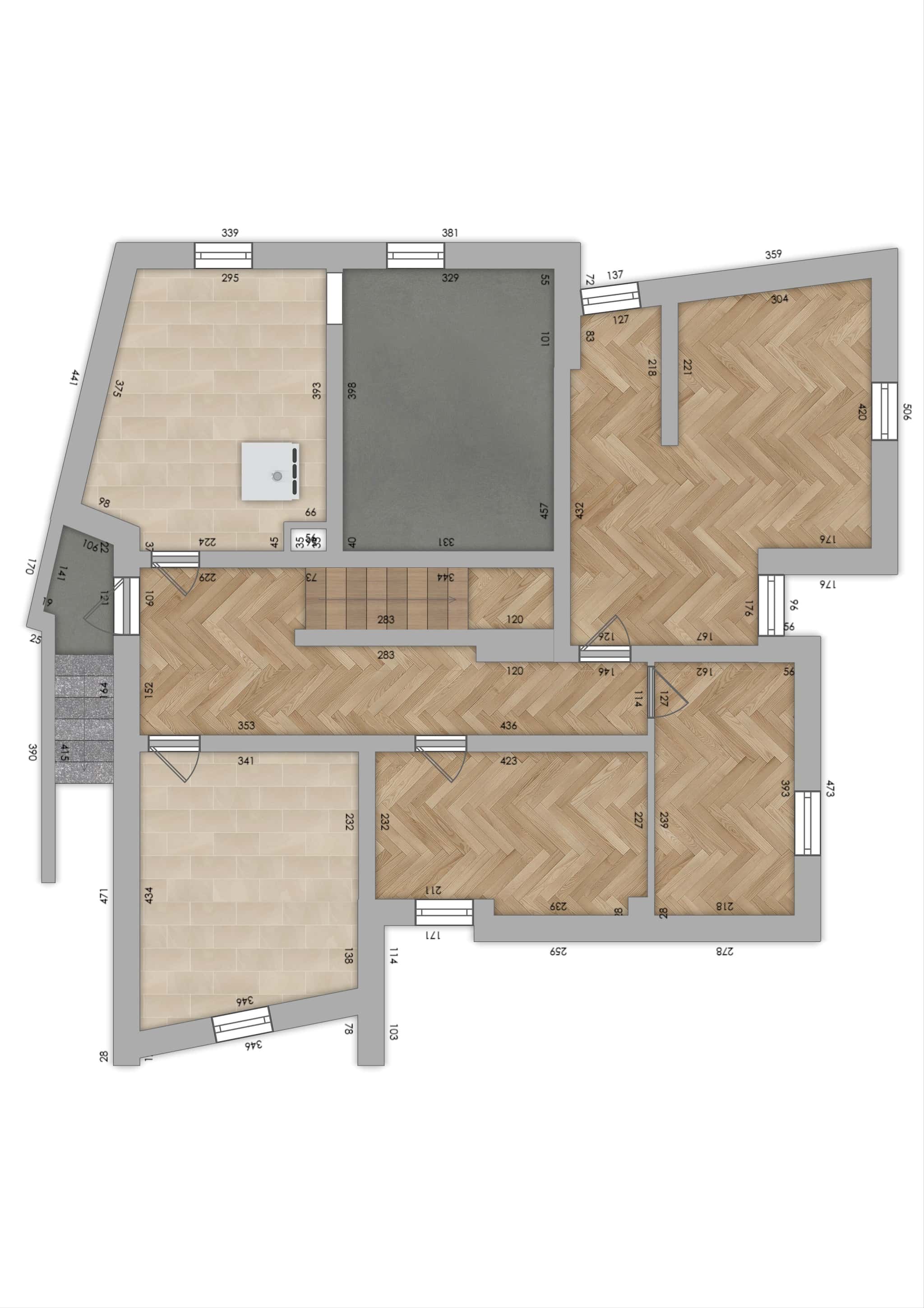 Grundriss 3 – Großzügiges Einfamilienhaus mit Einliegerwohnung und traumhaftem Garten